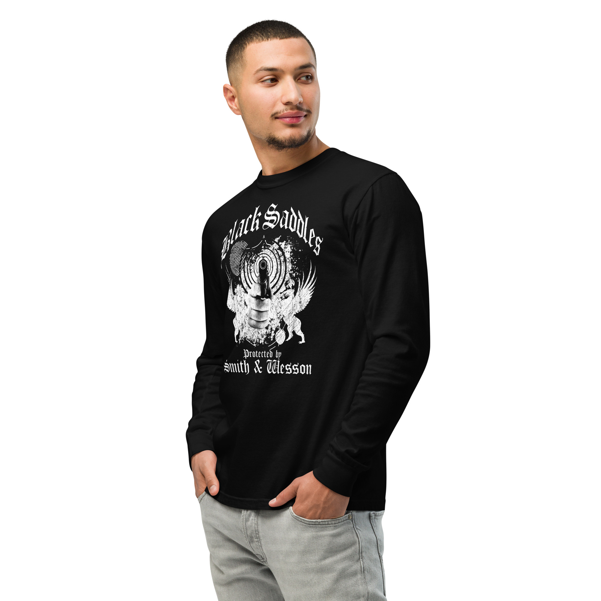 Protected by Smith & Wesson - Long Sleeve - Image 3