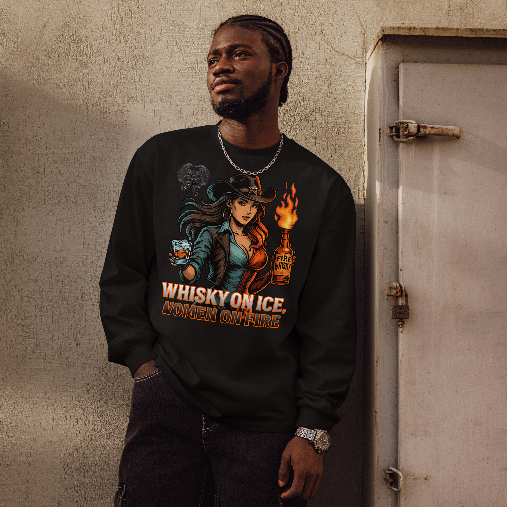 “Whisky on Ice, Women on Fire” - Long Sleeve - Image 7
