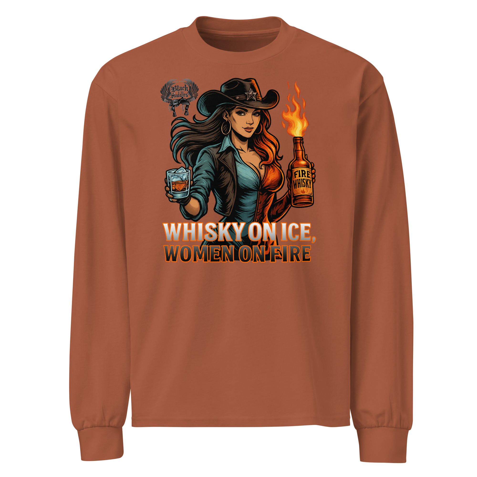“Whisky on Ice, Women on Fire” - Long Sleeve - Image 2