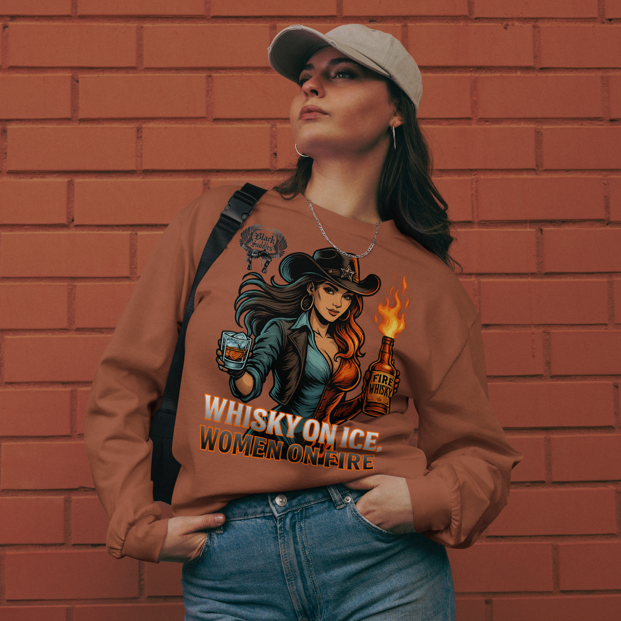 “Whisky on Ice, Women on Fire” - Long Sleeve - Image 6