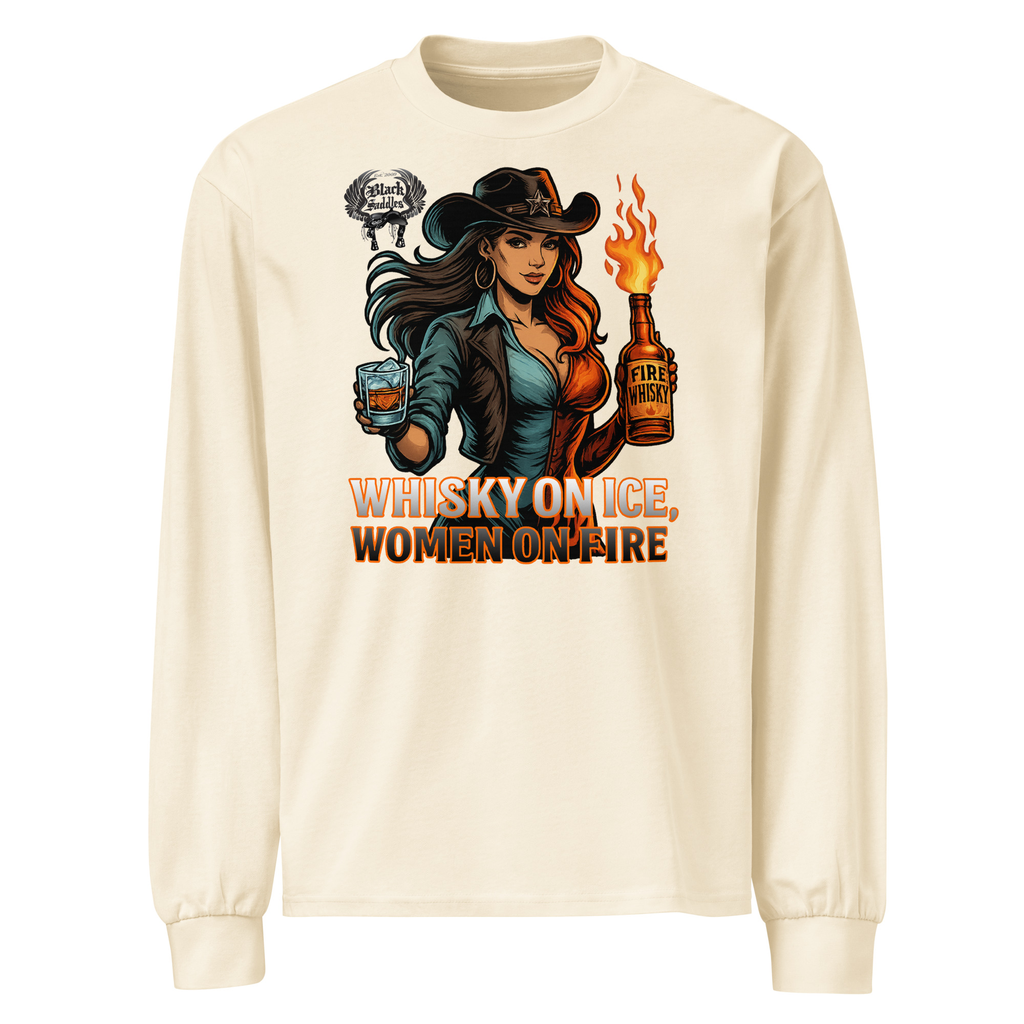 “Whisky on Ice, Women on Fire” - Long Sleeve - Image 5