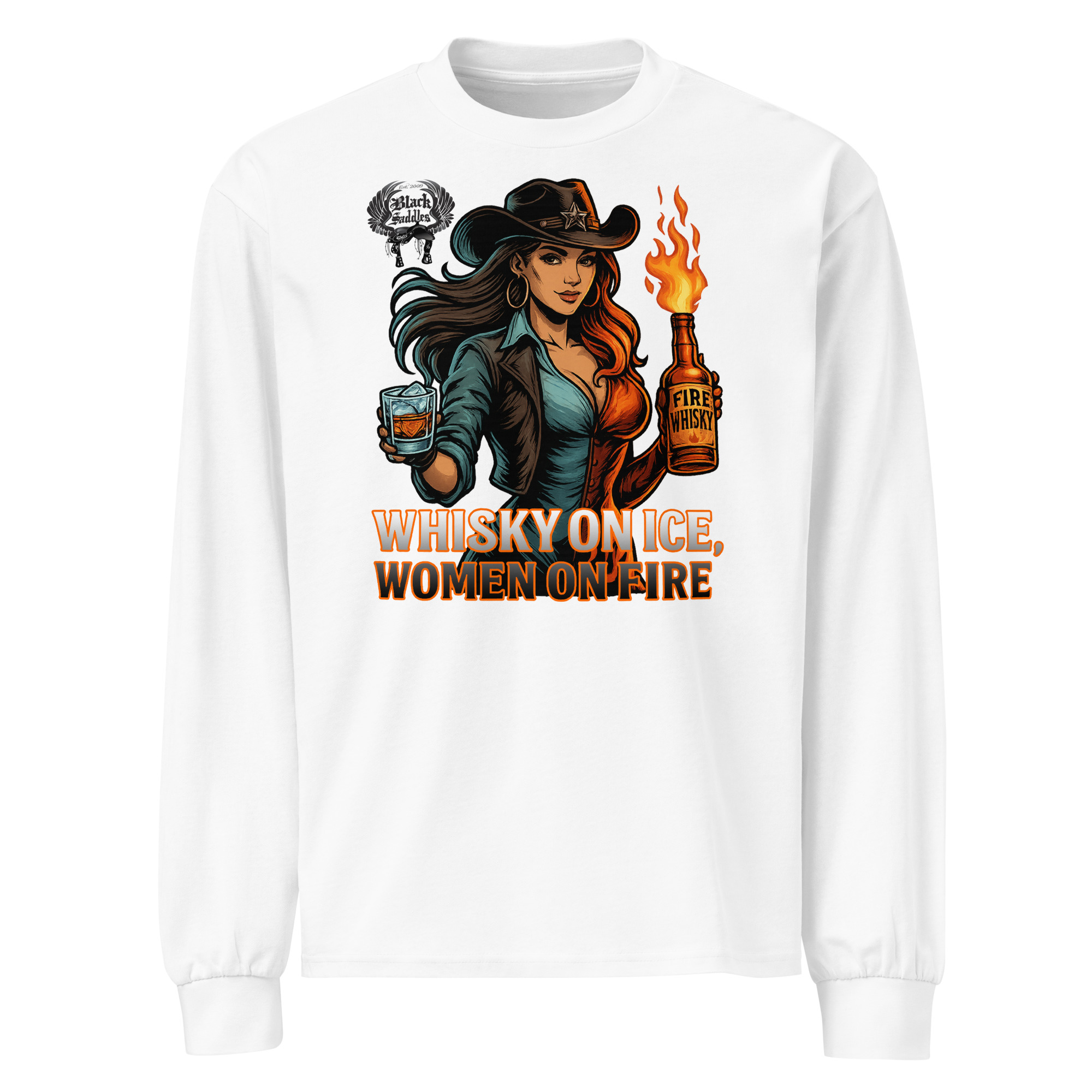 “Whisky on Ice, Women on Fire” - Long Sleeve - Image 4