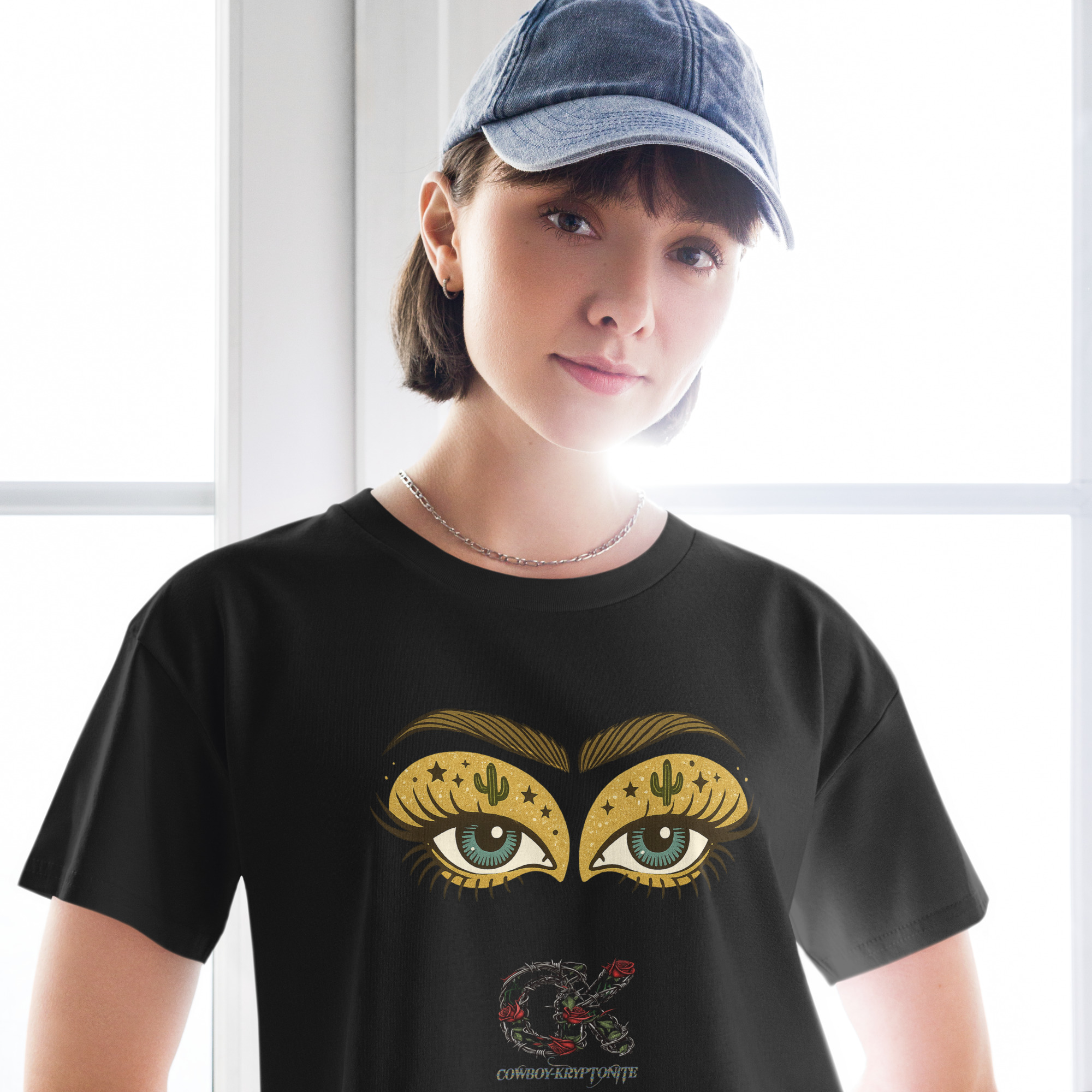 Cactus Eyes – Crop Top - Image 3