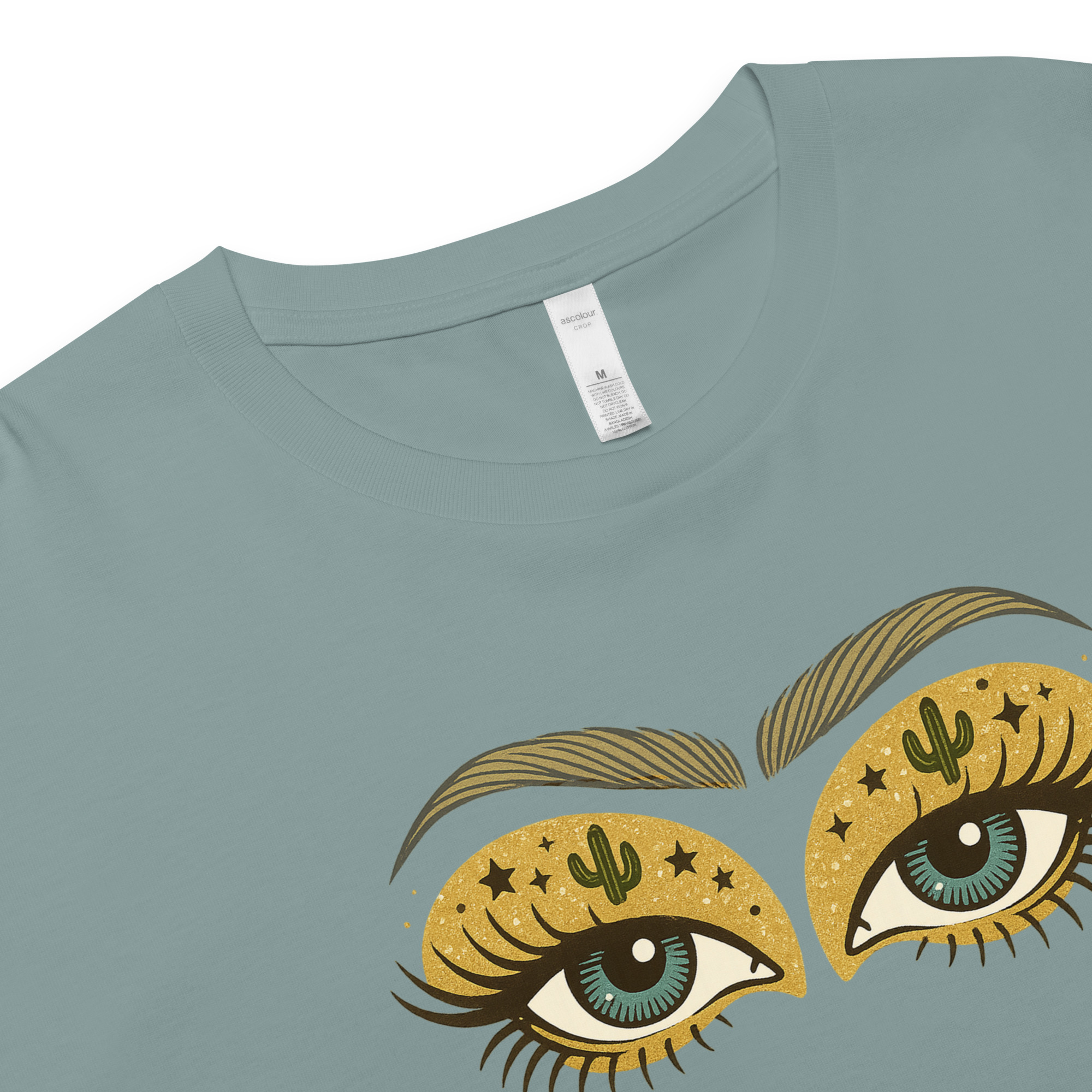 Cactus Eyes – Crop Top - Image 2