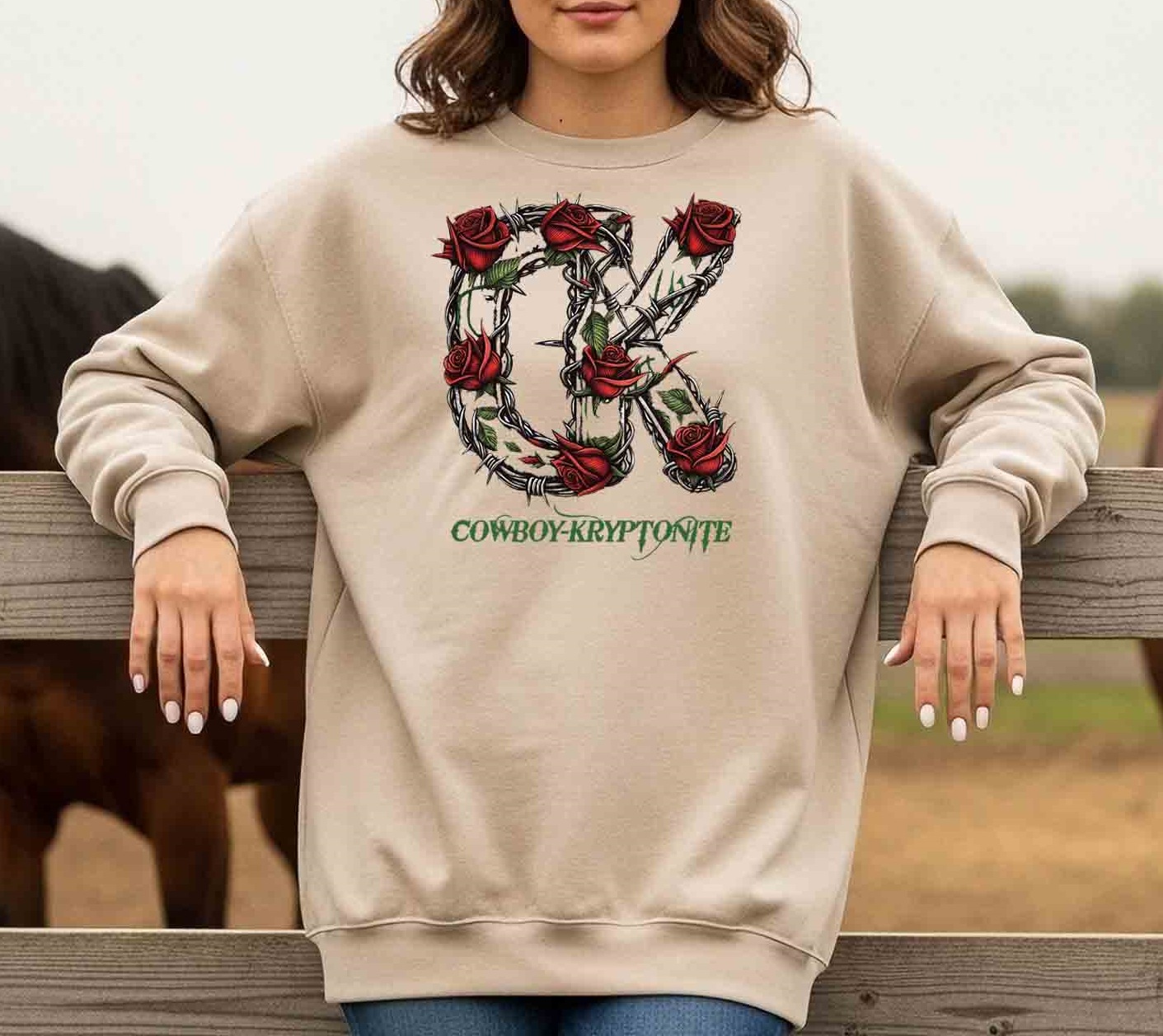 CK Barbed Roses - Sweatshirt