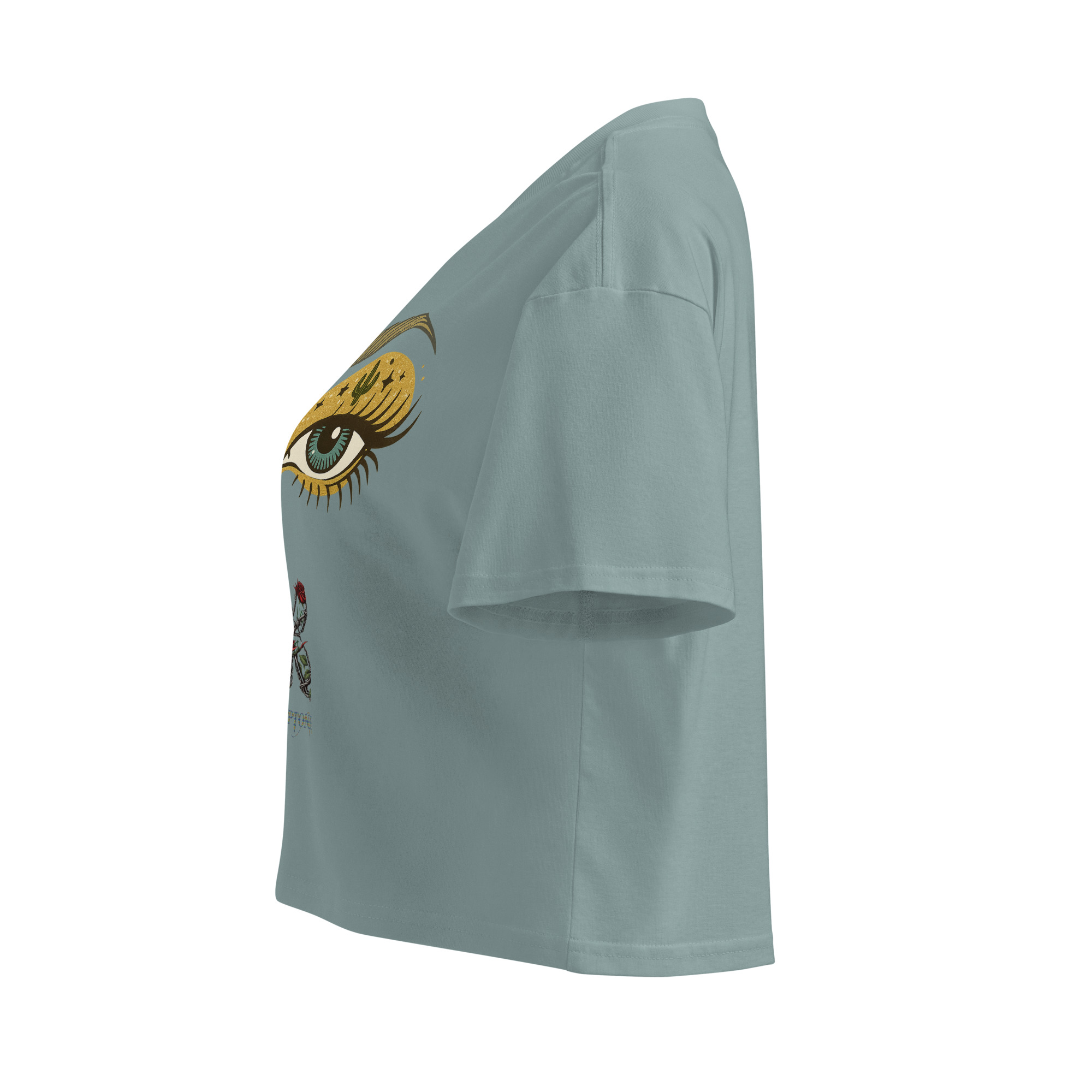 Cactus Eyes – Crop Top - Image 10