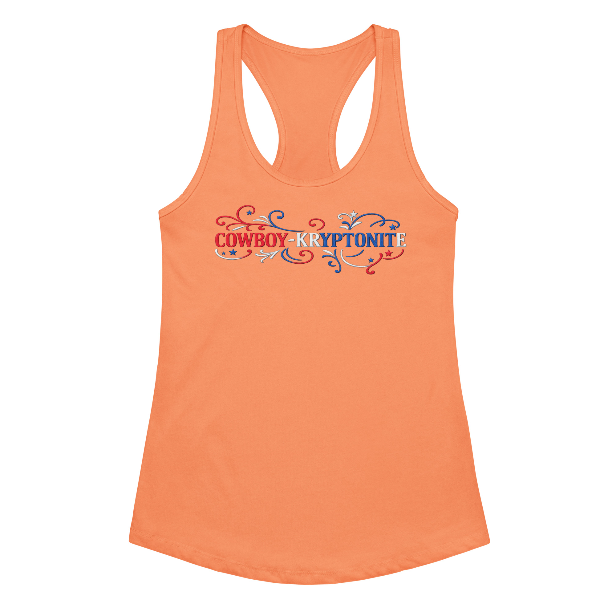 Cowboy-Kryptonite Patriotic Racerback Tank - Image 7